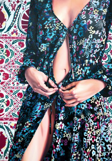 posters-prints, giclee-print, aesthetic, colorful, figurative, illustrative, portraiture, bodies, botany, patterns, people, sexuality, beige, blue, red, turquoise, ink, paper, beautiful, decorative, flowers, interior, interior-design, modern, modern-art, natural, women, Buy original high quality art. Paintings, drawings, limited edition prints & posters by talented artists.