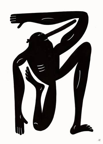 art-prints, giclee, family-friendly, figurative, graphical, minimalistic, monochrome, bodies, cartoons, humor, movement, people, sport, black, white, ink, paper, black-and-white, contemporary-art, copenhagen, danish, decorative, design, interior, interior-design, modern, modern-art, nordic, posters, prints, scandinavien, Buy original high quality art. Paintings, drawings, limited edition prints & posters by talented artists.