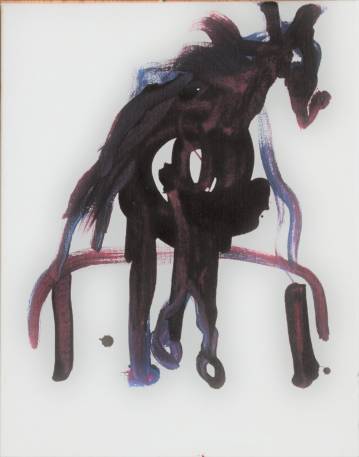 Catch me if you can - 24 x 30 cm. An original painting by Anja Hemmingsen