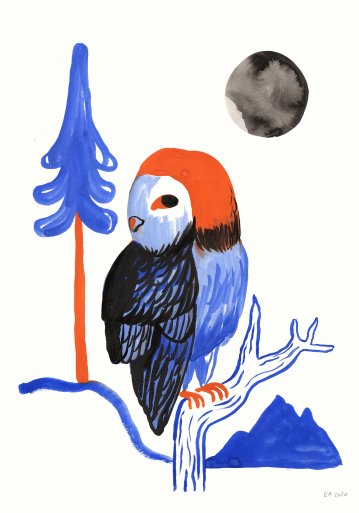 gouache-painting, watercolor-paintings, colorful, family-friendly, graphical, illustrative, landscape, pop, animals, botany, nature, wildlife, black, blue, red, gouache, ink, paper, beautiful, contemporary-art, danish, design, forest, interior, interior-design, modern, modern-art, mountains, naturalism, nordic, posters, pretty, scandinavien, Buy original high quality art. Paintings, drawings, limited edition prints & posters by talented artists.