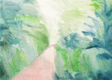 Amagerfælled  | Malerier | Rafael Guerrero Céspedes | Beauton Art Gallery malerier, æstetiske, nordisk, landskab, eskspressionisme, Scandinavisk, botanik, stemninger, forår, natur, årstider, pastel, grønne,  bomuldslærred, olie, atmosfære, smukke, samtidskunst, træer, dag, dekorative, skov, vandret, moderne-kunst, naturlig, naturealistiske, udendørs, sceneri, sommer, sol, symbolsk, rolige, vilde, københavn, Køb original kunst og kunstplakater. Malerier, tegninger, limited edition kunsttryk & plakater af dygtige kunstnere.