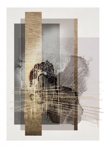 posters-prints, abstract, aesthetic, graphical, architecture, black, brown, gold, grey, white, acrylic, ink, paper, photographs, abstract-forms, architectural, decorative, design, interior, interior-design, pretty, Buy original high quality art. Paintings, drawings, limited edition prints & posters by talented artists.