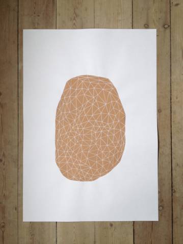 FRAGMENTSFRAGMENTS. Silk screen print. 1 of 50. Numbered and signed. Part of the series "If only life was simple" art online, art online, talented artists, online art, beautiful illustrations and drawings, art prints, interior design inspiration
