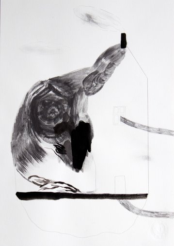 strong and expressive illustrations, talented young artist, online art gallery