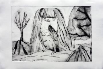 posters-prints, lithographs, engravings, graphical, landscape, surrealistic, nature, black, grey, white, ink, paper, contemporary-art, danish, decorative, design, interior, interior-design, modern, modern-art, nordic, scandinavien, scenery, wild-animals, Buy original high quality art. Paintings, drawings, limited edition prints & posters by talented artists.