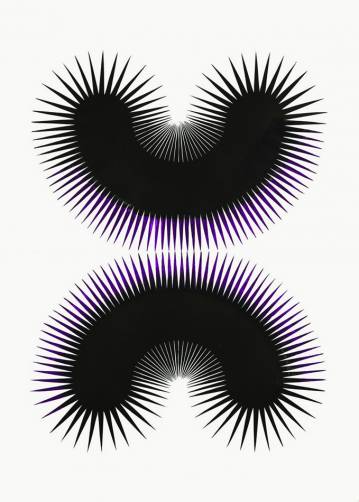 Figurations II - 140 x 100 cm. Limited edition linocut print by Marta Banaszak FIGURATIONS II_Marta Banaszak
