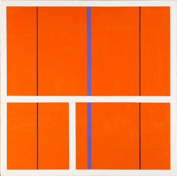 best art online, aesthetic, minimalist painting, simple, stylish, lines, orange, purple, graphic, design