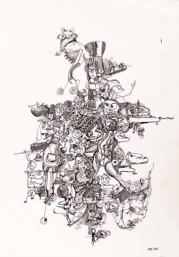 Tattoo Poster | Posters-prints, Giclee-print | Marianne Stenberg | Beauton Art Gallery posters-prints, giclee-print, abstract, family-friendly, graphical, illustrative, surrealistic, animals, bodies, botany, cartoons, children, humor, patterns, black, violet, ink, paper, amusing, beautiful, calligraphy, contemporary-art, cute, decorative, design, detailed, interior, interior-design, nordic, scandinavien, Buy original high quality art. Paintings, drawings, limited edition prints & posters by talented artists.