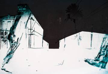 City - 70cm x 54,5cm. Original silkscreen by artist Zuzanna Sitarska art gallery. limited print. online art. artist. original art print and paintings by artist Zuzanna Sitarska