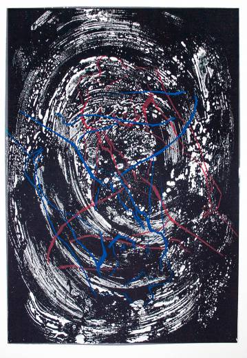 Figurations VII - 80cm x 61cm. Original silkscreen by artist Zuzanna Sitarska art gallery. limited print. online art. artist. original art print and paintings by artist Zuzanna Sitarska