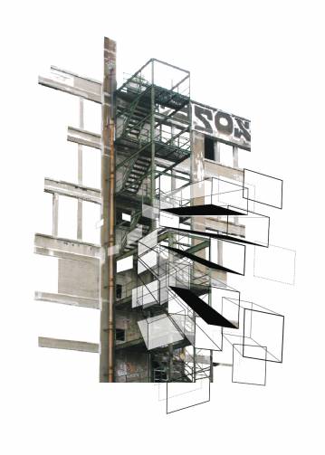 Stairs | Posters-prints, Photographs, New-media | Tina Louise Hunderup | Beauton Art Gallery posters-prints, photographs, new-media, abstract, minimalistic, monochrome, pop, architecture, patterns, technology, green, white, ink, paper, abstract-forms, architectural, buildings, contemporary-art, cubes, danish, decorative, design, interior, interior-design, modern, modern-art, nordic, posters, prints, scandinavien, Buy original high quality art. Paintings, drawings, limited edition prints & posters by talented artists.