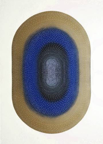 Virgin Mary - 140 x 100 cm. Limited edition linocut print by Marta Banaszak VIRGIN MARY linocut_Marta Banaszak