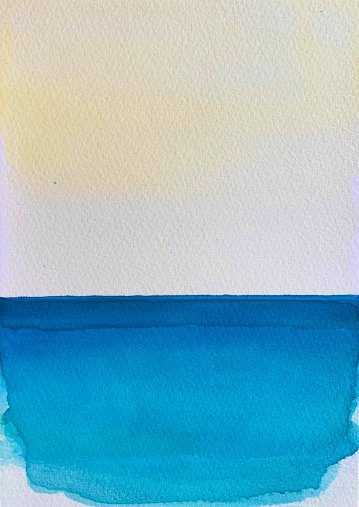 gouache-painting, watercolor-paintings, abstract, aesthetic, landscape, minimalistic, architecture, patterns, sky, blue, white, yellow, gouache, paper, watercolor, abstract-forms, beautiful, contemporary-art, decorative, design, interior, interior-design, modern, modern-art, Buy original high quality art. Paintings, drawings, limited edition prints & posters by talented artists.