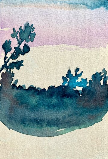 gouache-painting, watercolor-paintings, abstract, aesthetic, landscape, minimalistic, botany, nature, patterns, sky, beige, blue, purple, gouache, paper, watercolor, beautiful, contemporary-art, decorative, design, flowers, interior, interior-design, modern, modern-art, Buy original high quality art. Paintings, drawings, limited edition prints & posters by talented artists.