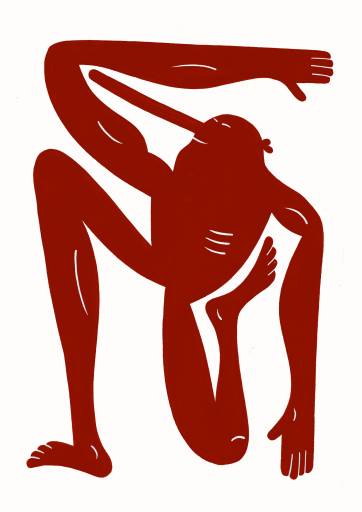 Yoga Exercise II LN (Red) | Art-prints, Giclee | Mormor | Beauton Art Gallery art-prints, giclee, family-friendly, figurative, graphical, illustrative, bodies, humor, movement, people, sport, red, ink, paper, amusing, contemporary-art, copenhagen, danish, decorative, design, interior, interior-design, modern, modern-art, nordic, posters, Buy original high quality art. Paintings, drawings, limited edition prints & posters by talented artists.