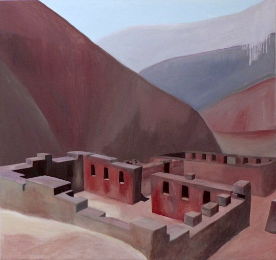 paintings, colorful, figurative, graphical, landscape, architecture, nature, sky, blue, brown, red, violet, flax-canvas, oil, buildings, contemporary-art, danish, decorative, design, interior, interior-design, modern, modern-art, mountains, nordic, scandinavien, Buy original high quality art. Paintings, drawings, limited edition prints & posters by talented artists.