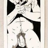 strong and expressive art illustrations and drawings, talented Danish illustrator, cartoonist