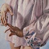 paintings, figurative, portraiture, bodies, people, sexuality, textiles, beige, blue, pastel, pink, white, cotton-canvas, oil, beautiful, clothing, contemporary-art, decorative, erotic, female, feminist, flowers, interior, interior-design, modern, modern-art, women, Buy original high quality art. Paintings, drawings, limited edition prints & posters by talented artists.