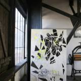 Falling Wonder | Paintings, Collages | Tina Louise Hunderup | Beauton Art Gallery paintings, collages, abstract, geometric, graphical, pop, architecture, movement, patterns, science, black, grey, white, yellow, acrylic, cotton-canvas, pencils, photographs, abstract-forms, architectural, buildings, contemporary-art, danish, decorative, design, farm, interior, interior-design, modern, modern-art, nordic, scandinavien, Buy original high quality art. Paintings, drawings, limited edition prints & posters by talented artists.