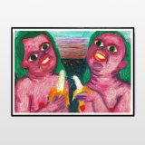 posters-prints, giclee-print, colorful, figurative, illustrative, pop, bodies, people, sexuality, green, pink, red, ink, paper, amusing, contemporary-art, decorative, design, female, feminist, interior, interior-design, love, modern, modern-art, women, Buy original high quality art. Paintings, drawings, limited edition prints & posters by talented artists.
