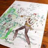 drawings, expressive, illustrative, portraiture, botany, cartoons, movement, black, brown, green, artliner, paper, marker, death, scenery, Buy original high quality art. Paintings, drawings, limited edition prints & posters by talented artists.