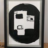 drawings, abstract, graphical, minimalistic, people, black, acrylic, crayons, abstract-forms, Buy original high quality art. Paintings, drawings, limited edition prints & posters by talented artists.