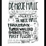 The High Heels Concert Poster framed. An illustration by artist Patrick Ringborg. concert posters. punk drawings, vulgar drawing, fantastic illustration. illustration. expressive modern art. talented artists, online art gallery