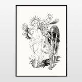 posters-prints, giclee-print, aesthetic, figurative, monochrome, bodies, botany, sexuality, black, white, ink, paper, beautiful, black-and-white, contemporary-art, danish, decorative, female, flowers, interior, interior-design, modern, modern-art, nordic, nude, plants, pretty, scandinavien, Buy original high quality art. Paintings, drawings, limited edition prints & posters by talented artists.