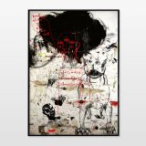 posters-prints, giclee-print, abstract, expressive, figurative, portraiture, bodies, pets, wildlife, beige, black, red, paper, contemporary-art, danish, decorative, design, dogs, expressionism, faces, interior, interior-design, modern, modern-art, nordic, scandinavien, wild-animals, Buy original high quality art. Paintings, drawings, limited edition prints & posters by talented artists.