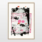 posters-prints, giclee-print, abstract, figurative, portraiture, bodies, people, pets, black, pink, white, ink, paper, beautiful, contemporary-art, copenhagen, danish, decorative, design, dogs, faces, interior, interior-design, modern, modern-art, nordic, women, Buy original high quality art. Paintings, drawings, limited edition prints & posters by talented artists.