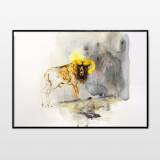 art-prints, giclee, aesthetic, animal, illustrative, landscape, animals, botany, nature, wildlife, brown, grey, yellow, ink, paper, autumn, beautiful, contemporary-art, danish, decorative, design, interior, interior-design, modern-art, motorcycle, nordic, scandinavien, Buy original high quality art. Paintings, drawings, limited edition prints & posters by talented artists.