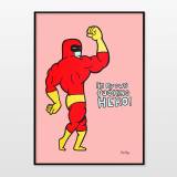 posters-prints, giclee-print, family-friendly, illustrative, pop, bodies, humor, blue, red, ink, amusing, boys, contemporary-art, cute, danish, decorative, design, interior, interior-design, modern, modern-art, nordic, scandinavien, Buy original high quality art. Paintings, drawings, limited edition prints & posters by talented artists.