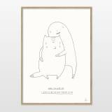 posters-prints, giclee-print, family-friendly, graphical, illustrative, cartoons, humor, black, white, artliner, ink, paper, amusing, copenhagen, cute, danish, decorative, design, interior, interior-design, love, modern, modern-art, nordic, scandinavien, street-art, Buy original high quality art. Paintings, drawings, limited edition prints & posters by talented artists.