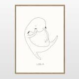 I Stole It | Posters-prints, Giclee-print | My Buemann | Beauton Art Gallery posters-prints, giclee-print, family-friendly, figurative, illustrative, minimalistic, cartoons, children, moods, people, black, white, paper, amusing, cute, danish, decorative, design, interior, interior-design, nordic, posters, prints, scandinavien, Buy original high quality art. Paintings, drawings, limited edition prints & posters by talented artists.