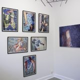 Act of Pattern VIII | Posters-prints, Giclee-print | Aleksandra Kalisz | Beauton Art Gallery posters-prints, giclee-print, aesthetic, figurative, landscape, bodies, botany, patterns, sexuality, beige, blue, grey, white, ink, paper, danish, decorative, design, female, flowers, interior, interior-design, natural, naturalism, nordic, plants, romantic, scandinavien, women, Buy original high quality art. Paintings, drawings, limited edition prints & posters by talented artists.