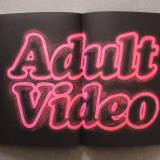 Adult Video Pink - 140 x 100 cm. Limited edition linocut print by Marta Banaszak ADULT VIDEO linocut_Warsawholic Magazine