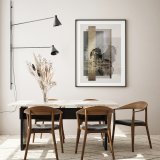 posters-prints, abstract, aesthetic, graphical, architecture, black, brown, gold, grey, white, acrylic, ink, paper, photographs, abstract-forms, architectural, decorative, design, interior, interior-design, pretty, Buy original high quality art. Paintings, drawings, limited edition prints & posters by talented artists.