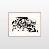 Architect Series I | Art-prints, Gliceé | Ola Juliussen | Beauton Art Gallery art-prints, gliceé, aesthetic, graphical, monochrome, pop, architecture, botany, patterns, black, white, ink, paper, abstract-forms, architectural, black-and-white, buildings, design, interior, interior-design, Buy original high quality art. Paintings, drawings, limited edition prints & posters by talented artists.