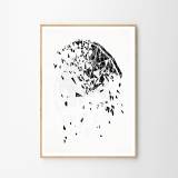 Fallen Wonder | Posters-prints, Photographs, New-media | Tina Louise Hunderup | Beauton Art Gallery posters-prints, photographs, new-media, abstract, aesthetic, geometric, graphical, architecture, patterns, beige, black, white, ink, paper, abstract-forms, architectural, beautiful, buildings, decorative, design, interior, interior-design, modern, modern-art, symmetry, Buy original high quality art. Paintings, drawings, limited edition prints & posters by talented artists.