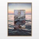 posters-prints, giclee-print, aesthetic, colorful, figurative, graphical, landscape, pop, nature, oceans, sailing, sky, blue, pink, yellow, ink, paper, contemporary-art, interior, interior-design, modern, modern-art, photorealistic, sea, water, Buy original high quality art. Paintings, drawings, limited edition prints & posters by talented artists.