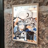 Within | Posters-prints, Giclee-print | Emilie Aastrup | Beauton Art Gallery posters-prints, giclee-print, figurative, portraiture, surrealistic, people, black, blue, orange, white, acrylic, watercolor, wood, other-mediums, abstract-forms, contemporary-art, copenhagen, decorative, faces, female, interior, interior-design, modern, modern-art, nordic, posters, scandinavien, trees, women, Buy original high quality art. Paintings, drawings, limited edition prints & posters by talented artists.