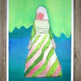 posters-prints, giclee-print, aesthetic, colorful, figurative, illustrative, portraiture, bodies, people, sky, blue, green, turquoise, ink, paper, beautiful, clothing, contemporary-art, copenhagen, danish, decorative, design, female, interior, interior-design, modern, motorcycle, nordic, posters, prints, scandinavien, women, Buy original high quality art. Paintings, drawings, limited edition prints & posters by talented artists.