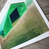 Machine Hall | Posters-prints, Giclee-print | Rafael Guerrero Céspedes | Beauton Art Gallery posters-prints, giclee-print, aesthetic, figurative, illustrative, landscape, still-life, botany, nature, beige, brown, green, turquoise, ink, paper, beautiful, buildings, contemporary-art, design, interior, interior-design, modern, nordic, posters, scandinavien, Buy original high quality art. Paintings, drawings, limited edition prints & posters by talented artists.