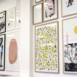 Surrounded edt. | Posters-prints, Giclee-print | Emilie Aastrup | Beauton Art Gallery posters-prints, giclee-print, aesthetic, figurative, illustrative, landscape, minimalistic, animals, botany, nature, sky, wildlife, black, grey, yellow, ink, paper, atmosphere, beautiful, contemporary-art, danish, decorative, design, forest, horses, interior, interior-design, modern, modern-art, nordic, posters, prints, scandinavien, sun, Buy original high quality art. Paintings, drawings, limited edition prints & posters by talented artists.