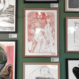 posters-prints, giclee-print, figurative, graphical, monochrome, portraiture, bodies, patterns, religion, sexuality, red, white, ink, paper, contemporary-art, danish, design, erotic, interior, interior-design, modern, modern-art, nordic, posters, prints, scandinavien, sexual, Buy original high quality art. Paintings, drawings, limited edition prints & posters by talented artists.