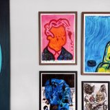 posters-prints, giclee-print, colorful, figurative, illustrative, pop, people, blue, pink, yellow, ink, paper, contemporary-art, danish, decorative, design, faces, interior, interior-design, modern, modern-art, nordic, posters, prints, scandinavien, Buy original high quality art. Paintings, drawings, limited edition prints & posters by talented artists.