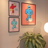 posters-prints, giclee-print, colorful, family-friendly, figurative, illustrative, pop, bodies, cartoons, humor, people, blue, pink, ink, paper, amusing, boys, contemporary-art, copenhagen, danish, decorative, design, interior, interior-design, modern, modern-art, nordic, pop-art, posters, prints, scandinavien, street-art, Buy original high quality art. Paintings, drawings, limited edition prints & posters by talented artists.