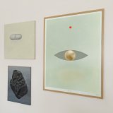 Other Eye | Posters-prints, Giclee-print | Rose Marie Brøgger | Beauton Art Gallery posters-prints, giclee-print, abstract, aesthetic, graphical, minimalistic, moods, nature, patterns, religion, blue, green, turquoise, ink, paper, abstract-forms, atmosphere, beautiful, bright, conceptual, contemporary-art, copenhagen, danish, decorative, design, digital, fantasy, icons, interior, interior-design, modern, modern-art, outer-space, pretty, Buy original high quality art. Paintings, drawings, limited edition prints & posters by talented artists.