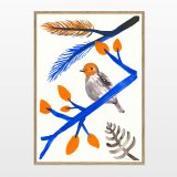 posters-prints, giclee-print, aesthetic, family-friendly, figurative, graphical, illustrative, animals, botany, nature, wildlife, blue, orange, ink, paper, watercolor, beautiful, birds, contemporary-art, cute, danish, interior, interior-design, modern, modern-art, nordic, posters, prints, trees, Buy original high quality art. Paintings, drawings, limited edition prints & posters by talented artists.