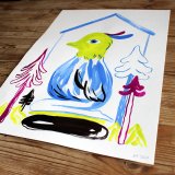 drawings, watercolor-paintings, collages, colorful, family-friendly, figurative, illustrative, minimalistic, animals, botany, nature, wildlife, blue, green, violet, ink, paper, watercolor, birds, contemporary-art, cute, danish, decorative, design, interior, interior-design, modern, nordic, plants, prints, scandinavien, Buy original high quality art. Paintings, drawings, limited edition prints & posters by talented artists.
